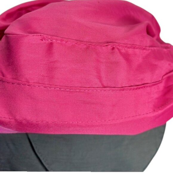 Baggalini Lightweight Cinch Backpack - Grey/Pink - 16”w x 14”h x 4.5”d - Picture 11 of 11